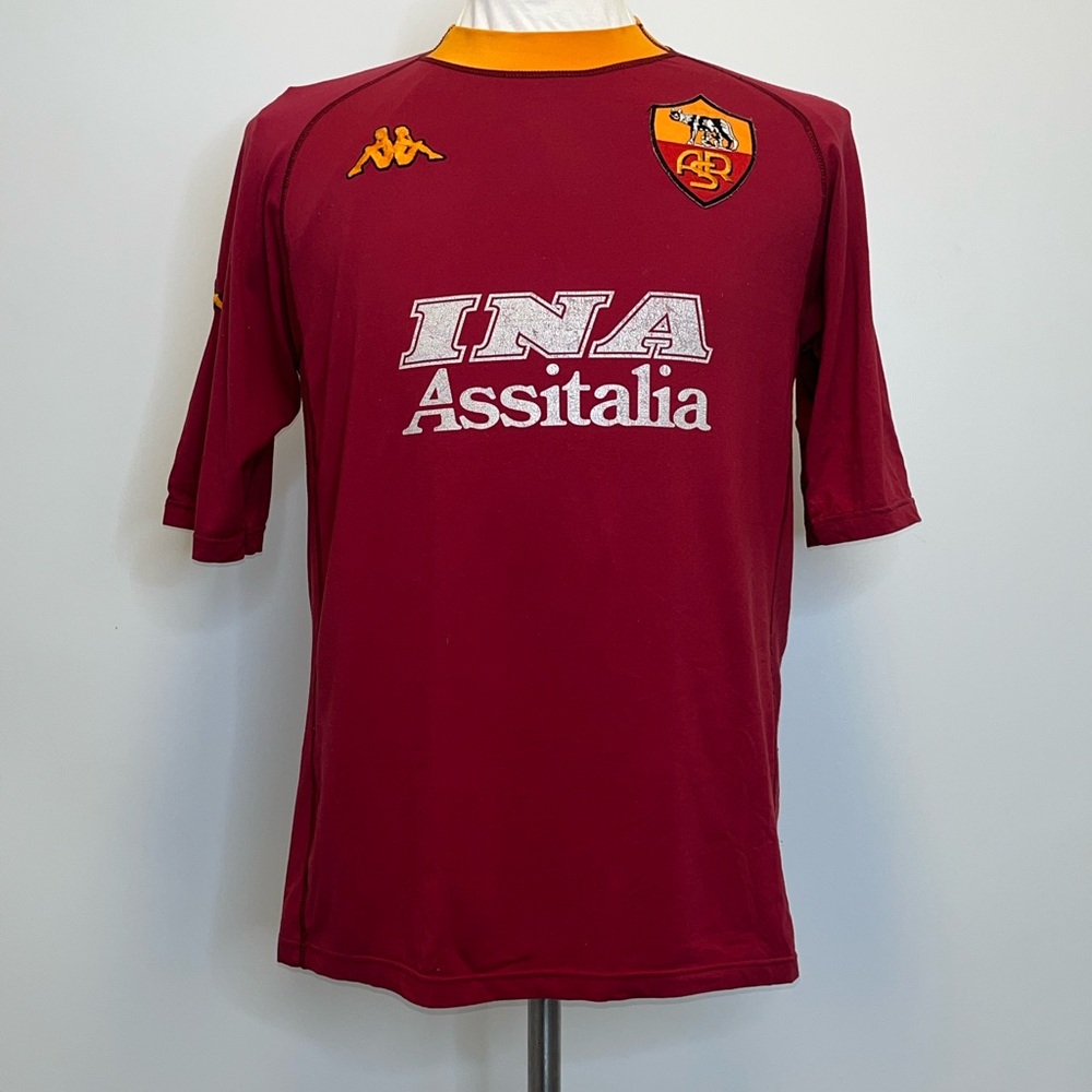 2000 - 2001 Kappa AS Roma Soccer Jersey